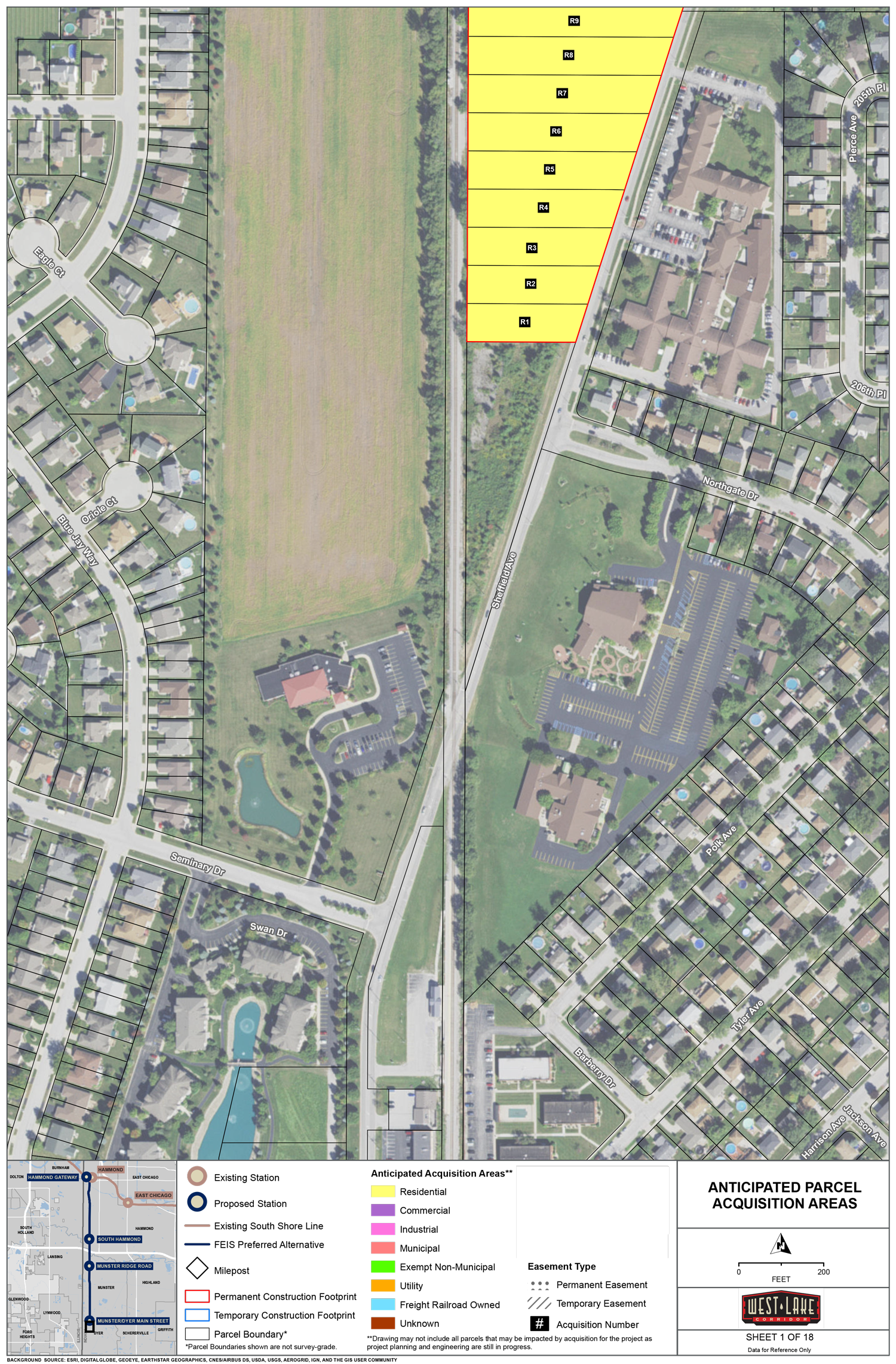 FTA Study Area Map